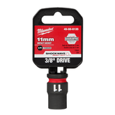 Milwaukee - SHOCKWAVE™ 3/8" Drive 11mm Standard 6 Point Impact Socket | 49666135